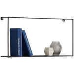 WANDREGAL 50/16/8 cm  - Schwarz, Trend, Metall (50/16/8cm) - Landscape
