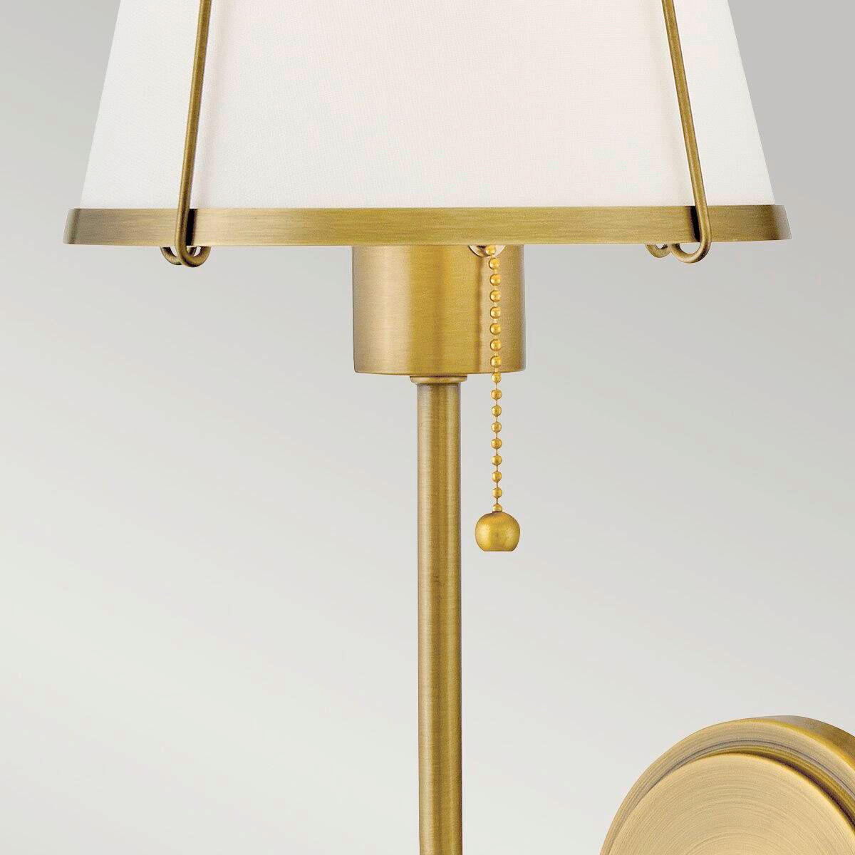WANDLEUCHTE - Perlmutt/Goldfarben, Konventionell, Metall (40/18,4/22,2cm) - Elstead Lighting