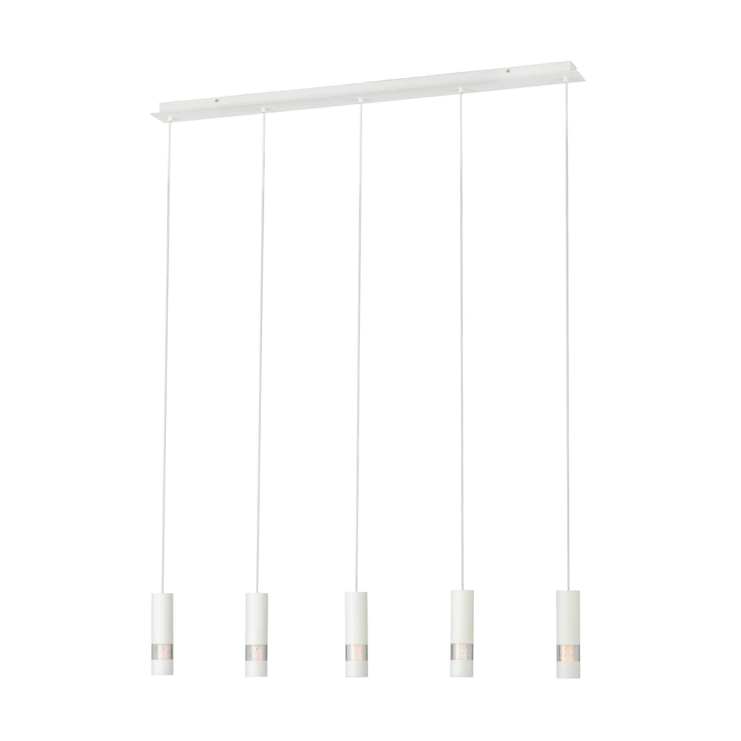 LED-HÄNGELEUCHTE 116,5/9,5/150 cm    - Weiss, Design, Kunststoff/Metall (116,5/9,5/150cm) - Eglo
