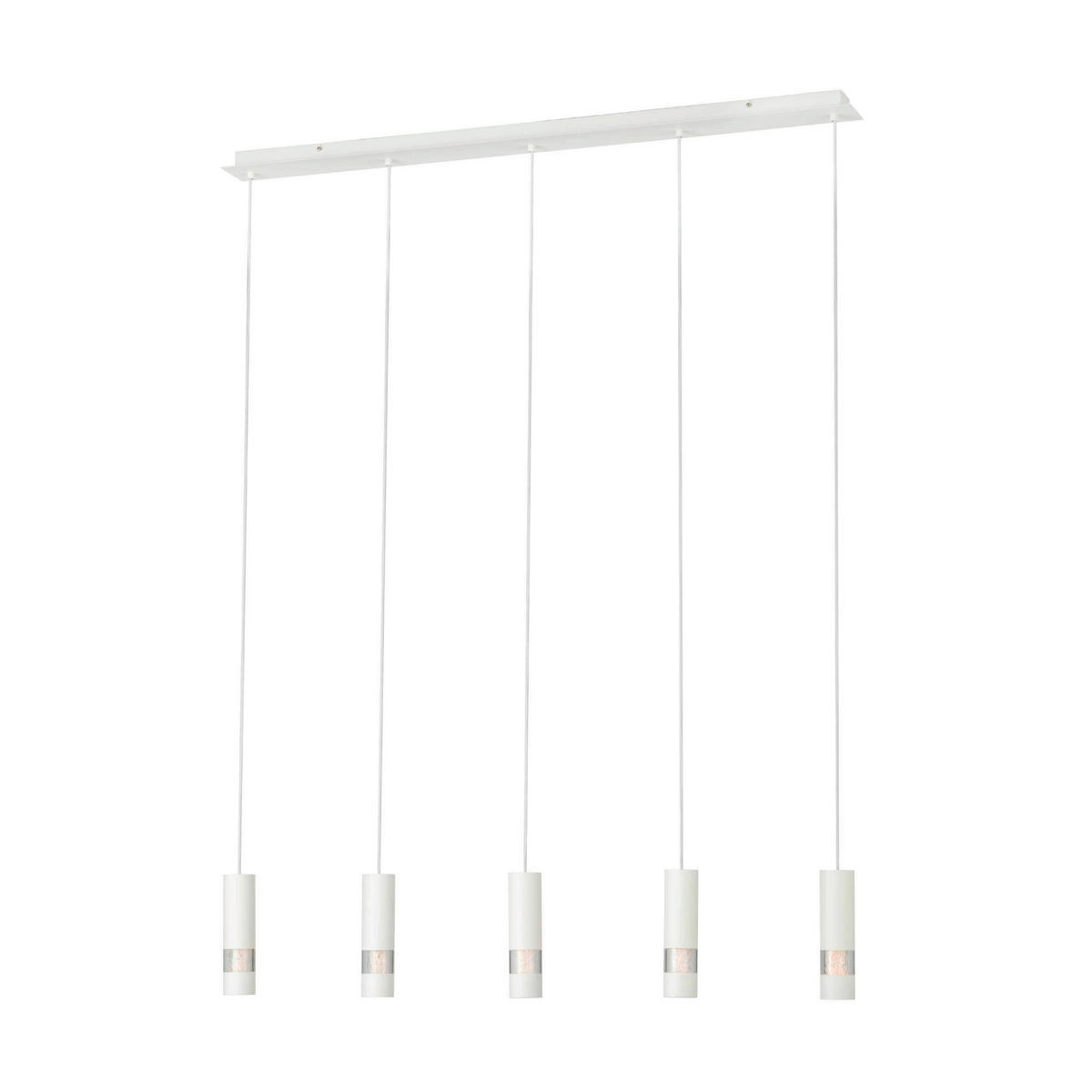 LED-HÄNGELEUCHTE 116,5/9,5/150 cm    - Weiss, Design, Kunststoff/Metall (116,5/9,5/150cm) - Eglo
