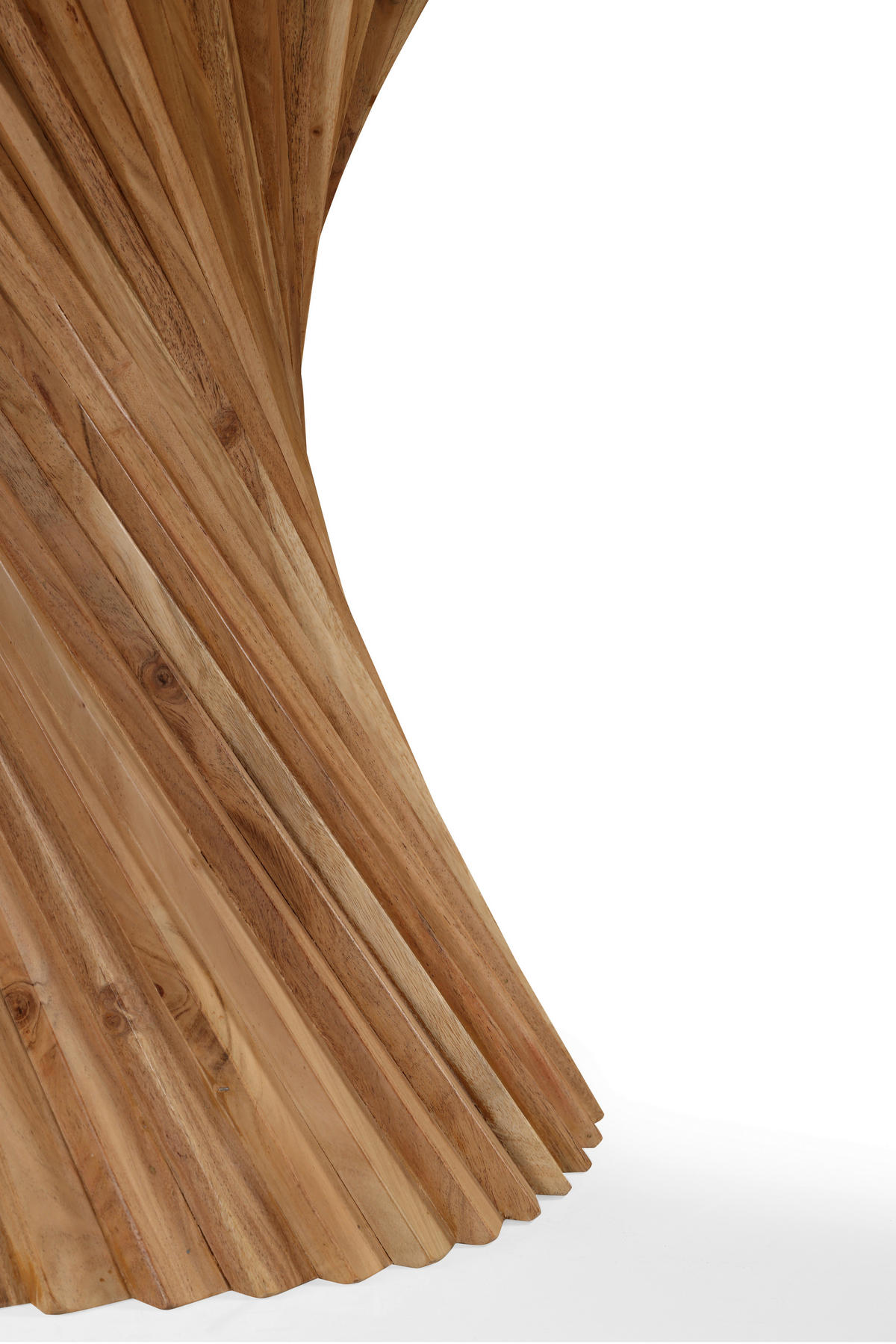 ESSTISCH 130/76/130 cm Echtholz  Holz gastro- und objekttauglich rund Schwarz, Akaziefarben  - Schwarz/Akaziefarben, Modern, Holz (130/76/130cm) - Lomoco