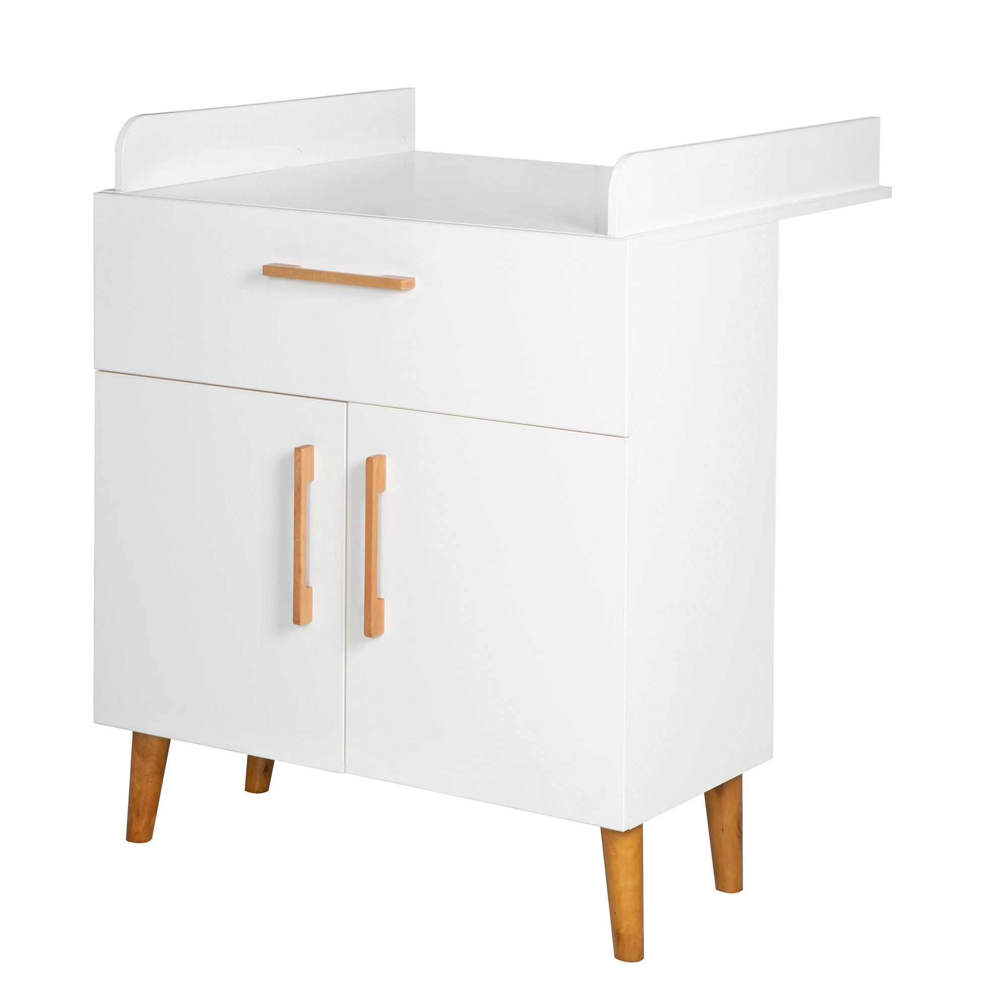 WICKELKOMMODE roba Mick Weiß  - Weiß, Basics, Holz/Holzwerkstoff (90,5/103,5/77cm) - Roba