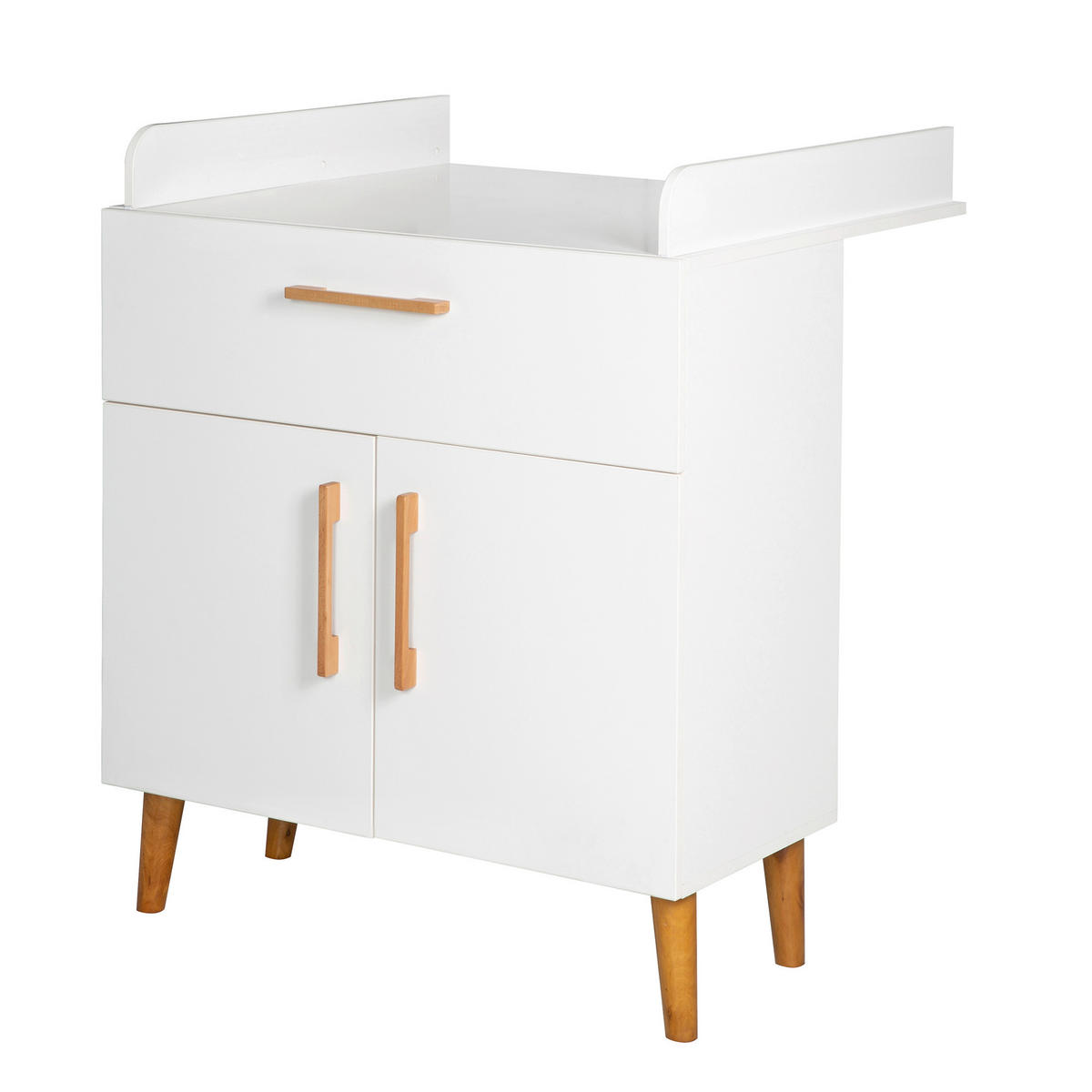 WICKELKOMMODE roba Mick Weiß  - Weiß, Basics, Holz/Holzwerkstoff (90,5/103,5/77cm) - Roba