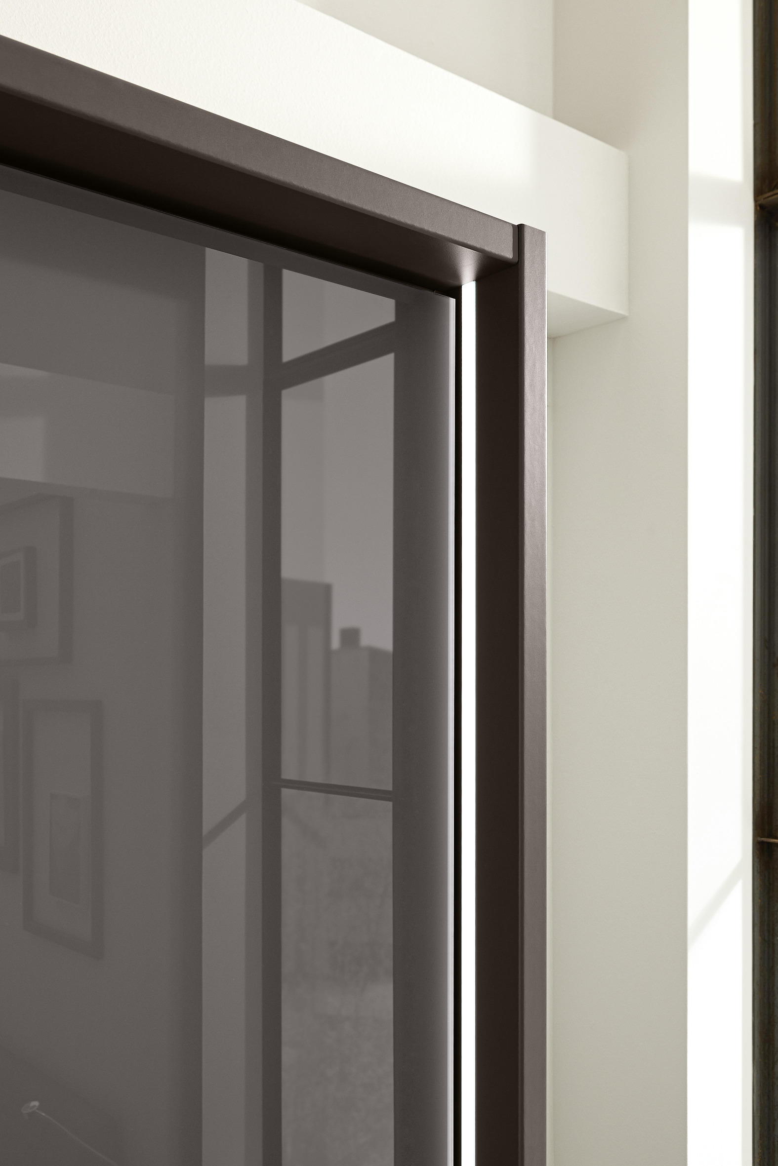 SCHLAFZIMMER Braun, Weiß  - Braun/Weiß, Design, Glas/Holzwerkstoff (180/200cm) - Musterring