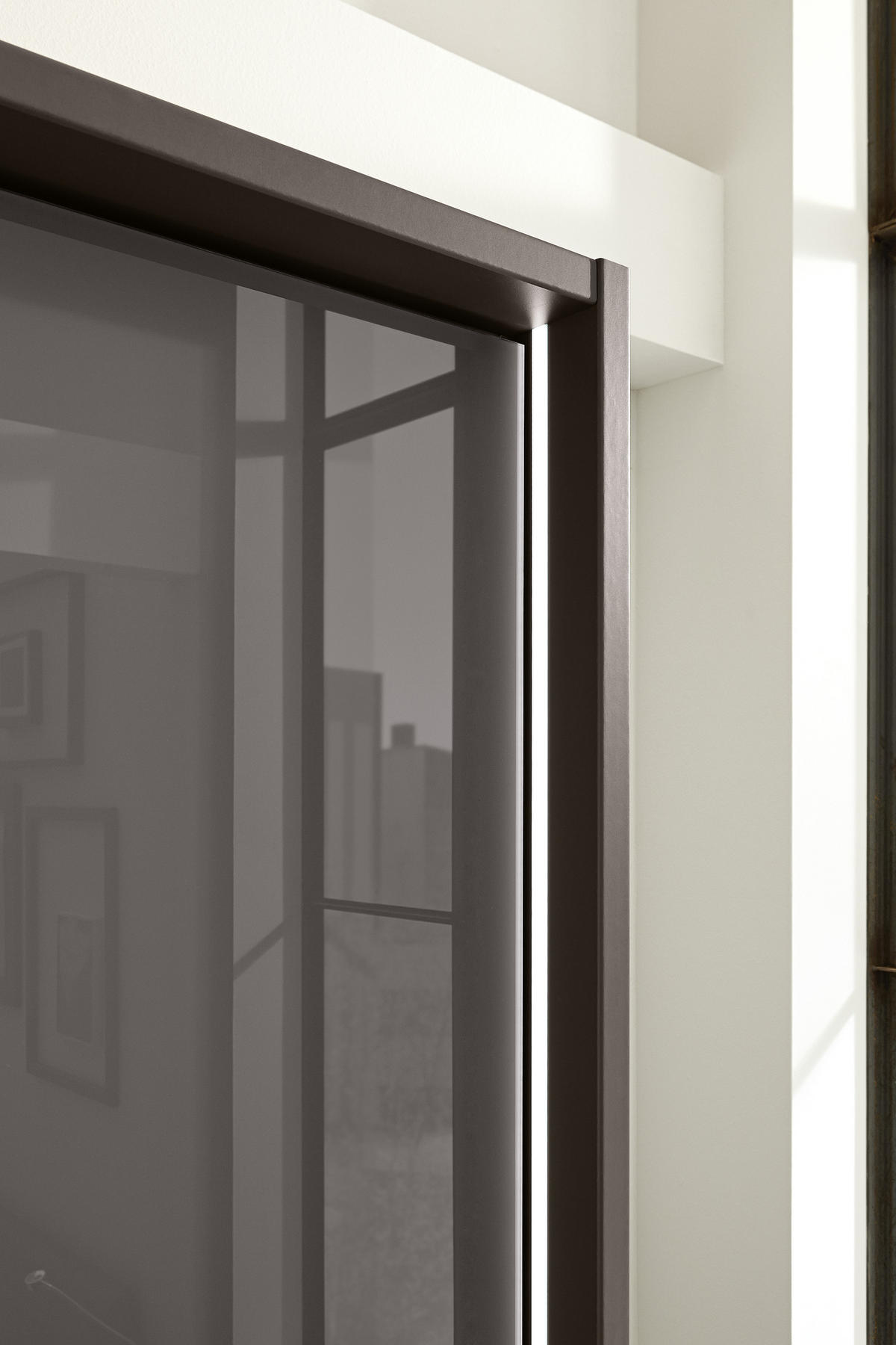 SCHLAFZIMMER Braun, Weiß  - Braun/Weiß, Design, Glas/Holzwerkstoff (180/200cm) - Musterring