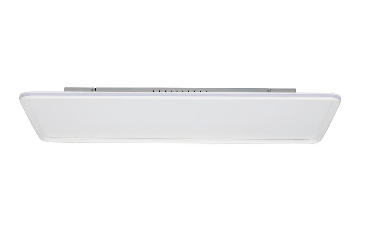 LED-DECKENLEUCHTE Bosona 110/60/7 cm  - Weiß, Basics, Kunststoff/Metall (110/60/7cm) - Novel