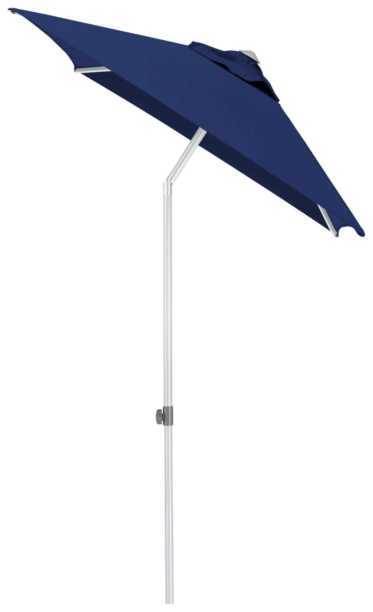 SONNENSCHIRM 210 cm Blau  - Blau/Silberfarben, Basics, Textil/Metall (150/210cm) - Kettler