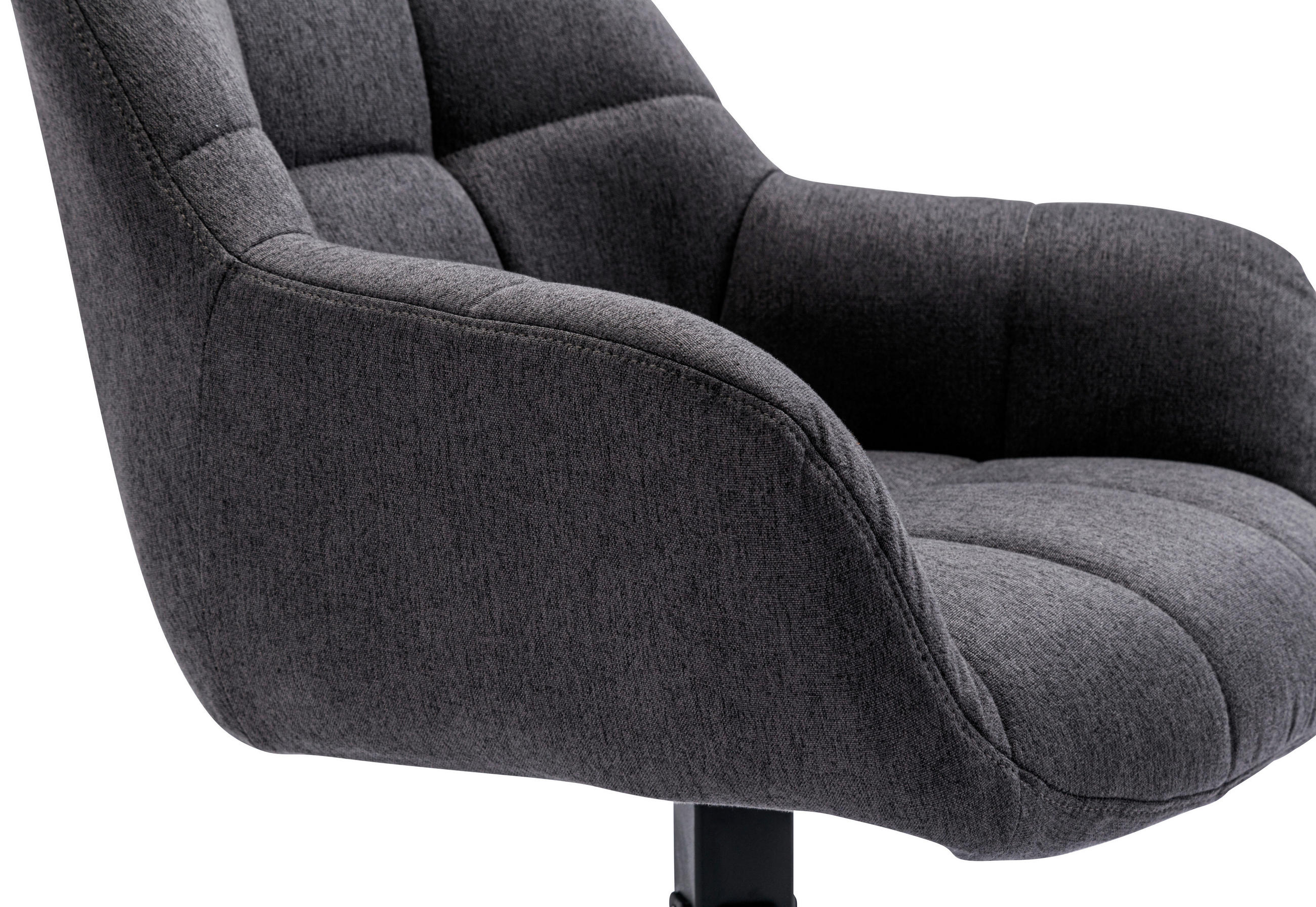 ŽIDLE, šedá - šedá/černá, Basics, kov/textil (60/82/62cm) - Voleo