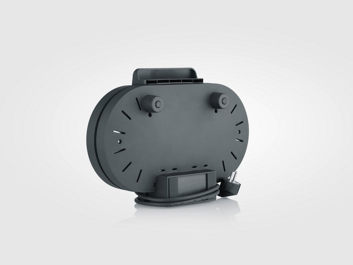 WAFFELEISEN  - Schwarz, Basics, Kunststoff (34,9/10,1/24cm) - Severin