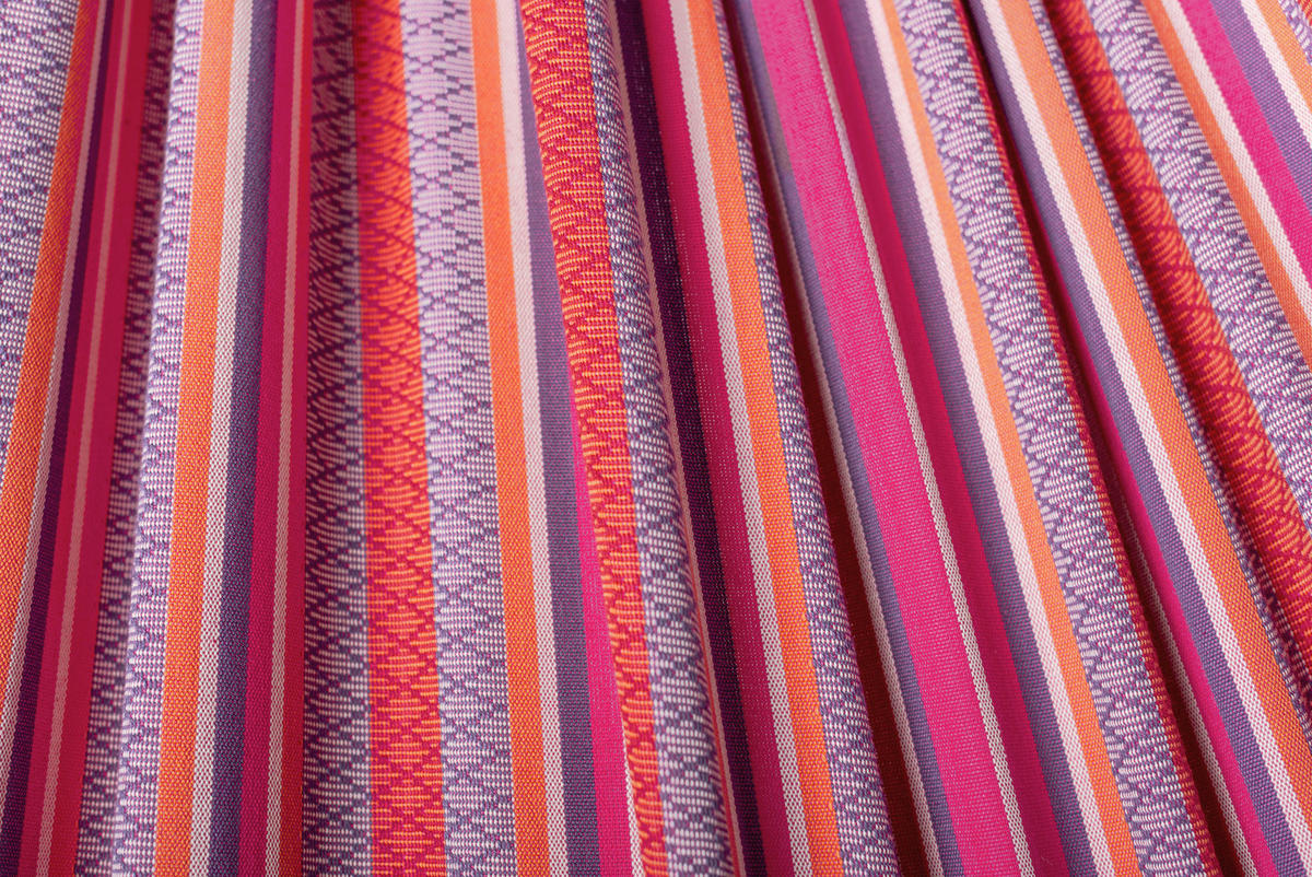 HÄNGEMATTE  - Anthrazit/Lila, KONVENTIONELL, Textil/Metall (115/160/105cm) - La Siesta