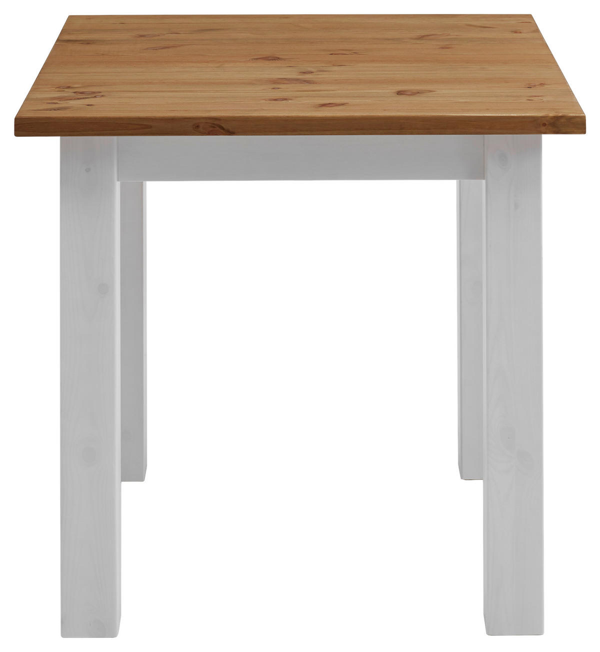 ESSTISCH in Holz 78/78/78 cm  - Laugenfarbig/Weiß, ROMANTIK / LANDHAUS, Holz (78/78/78cm) - Boxxx