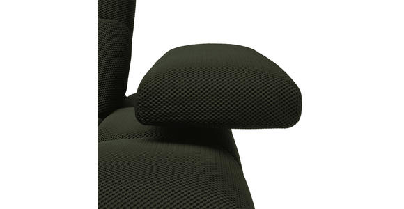 ECKSOFA in Struktur Olivgrün 233/313 cm - Schwarz/Olivgrün, Design, Kunststoff/Textil (233/313cm) - Emilio Belluti