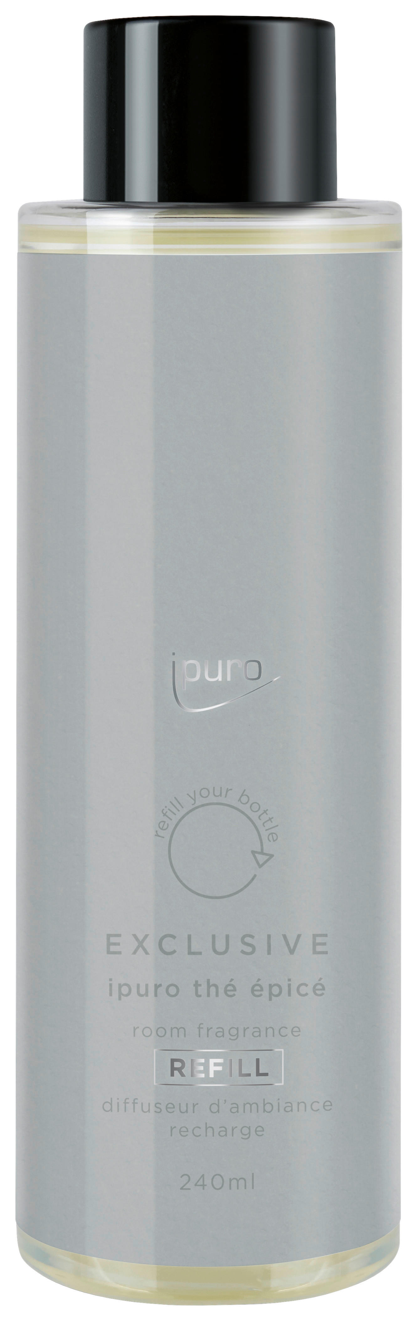 REZERVĂ ODORIZANT DE CAMERĂ   - gri, Basics (240ml) - Ipuro