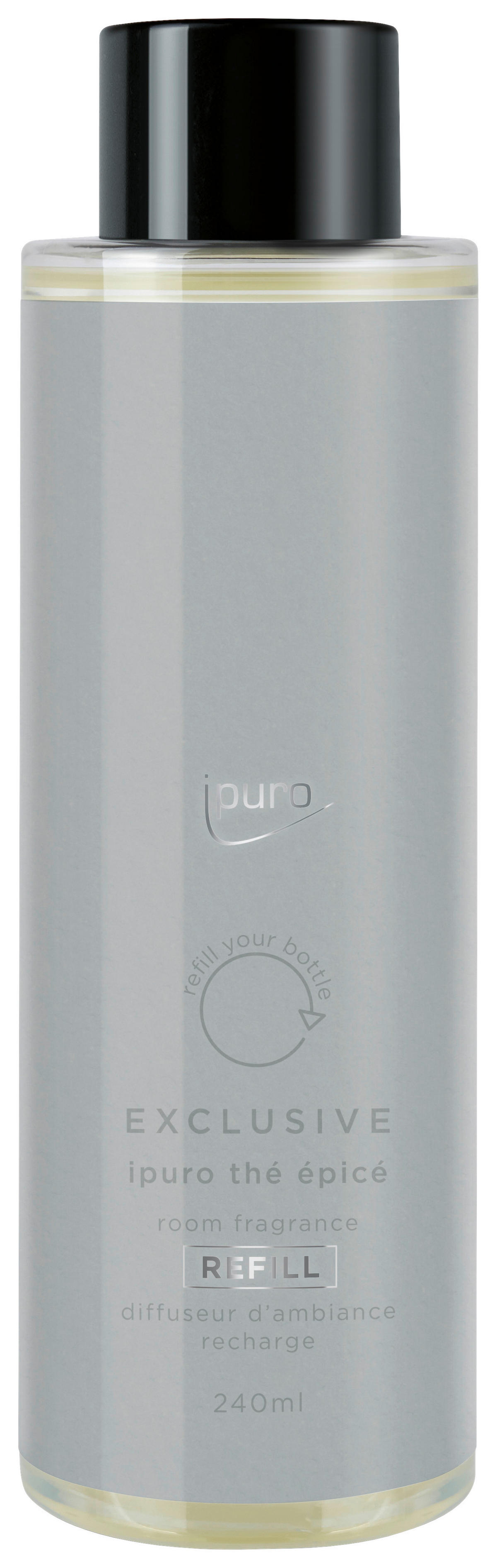 REZERVĂ ODORIZANT DE CAMERĂ   - gri, Basics (240ml) - Ipuro