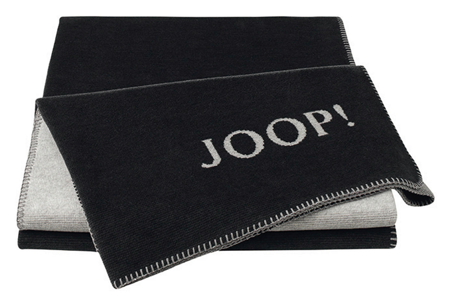 DEKORATIVNA ODEJA 150/200 cm antracit, srebrne barve - srebrne barve/antracit, Design, tekstil (150/200cm) - Joop!