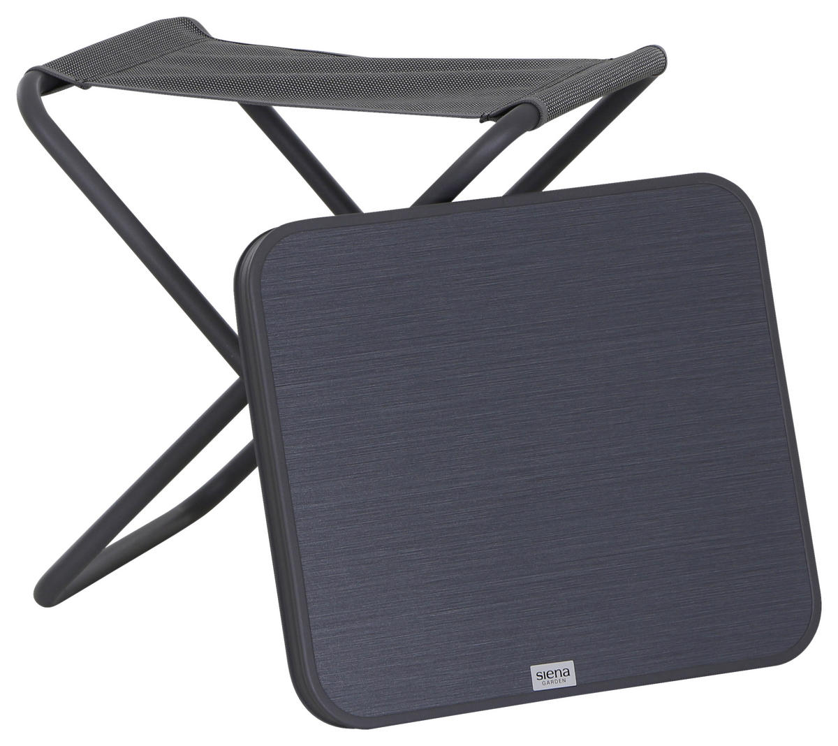 CAMPINGTISCH - Grau, KONVENTIONELL, Holzwerkstoff (49/4/41cm) - Siena Garden