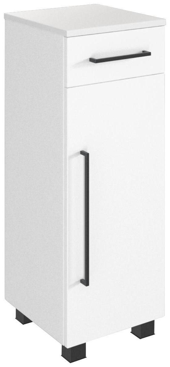 UNTERSCHRANK in   - Weiss/Schwarz, Konventionell, Holzwerkstoff/Kunststoff (30/79/35cm) - Held