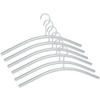 KLEIDERBÜGELSET 43 cm Metall  - Alufarben, KONVENTIONELL, Metall (43cm)