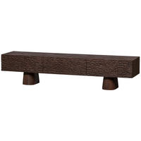 LOWBOARD Crumble  in 180/40/40 cm  - Walnussfarben, Design, Holz (180/40/40cm) - Livetastic