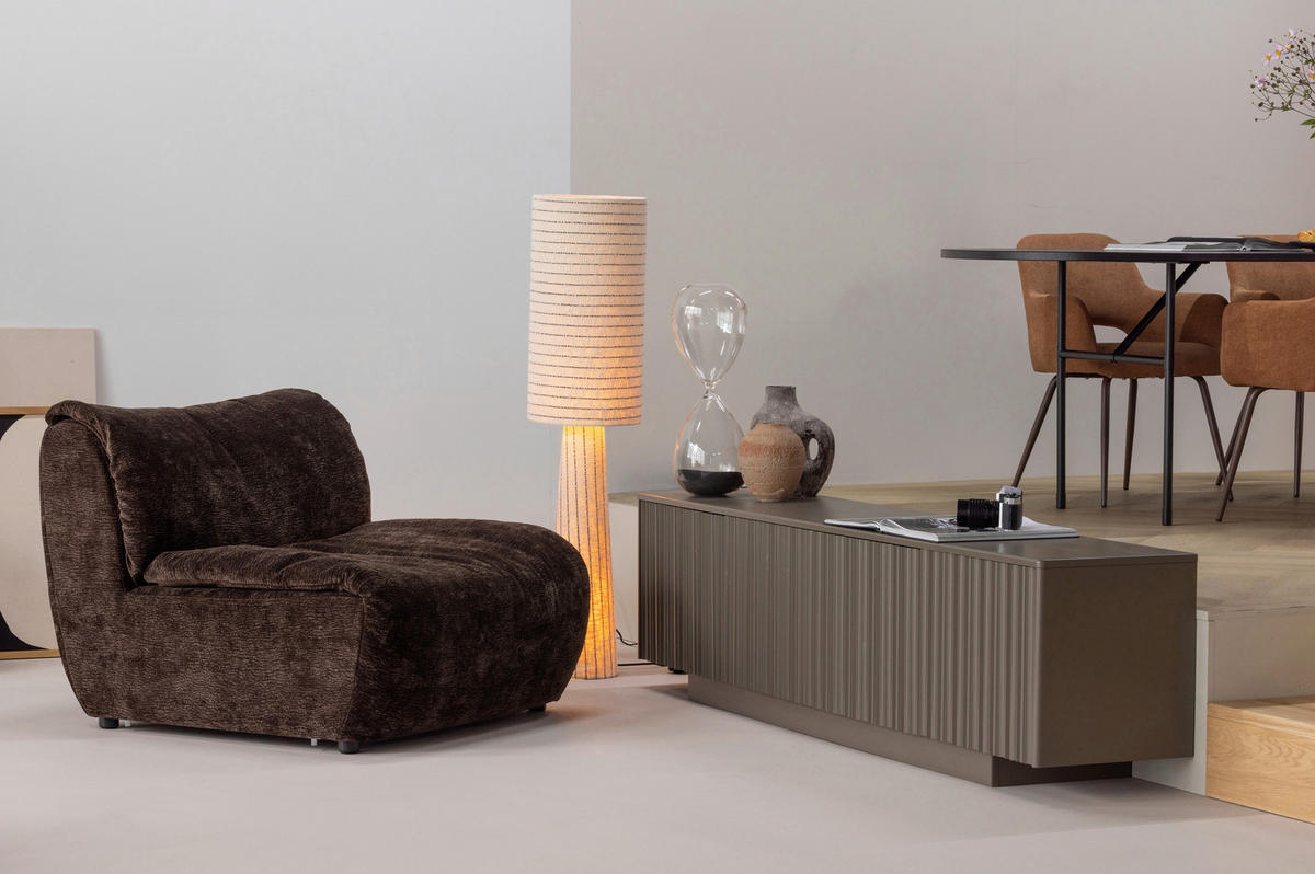 LOWBOARD Nova 200/52/40 cm  stehend, hängend  - Braun, Design, Holz (200/52/40cm) - Livetastic