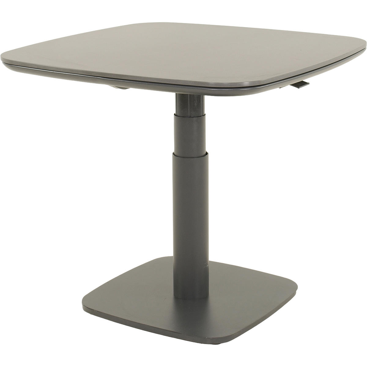 GARTENTISCH Metall, Keramik Anthrazit  - Anthrazit, MODERN, Keramik/Metall (80/80/51-74cm) - Ambia Garden