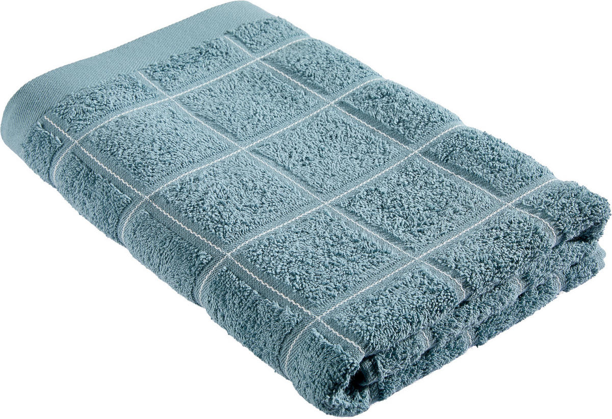 DUSCHHANDDUK 70/140 cm  - turkos, textil (70/140cm) - Best Price