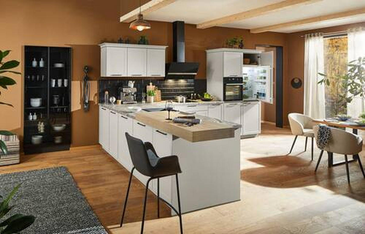 INBYGGNADSKÖK   - platinafärgad, Design, trämaterial - Dieter Knoll