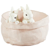 BLUMENTOPF   - Pink/Schwarz, Basics, Kunststoff (19/18,8/15,6cm)