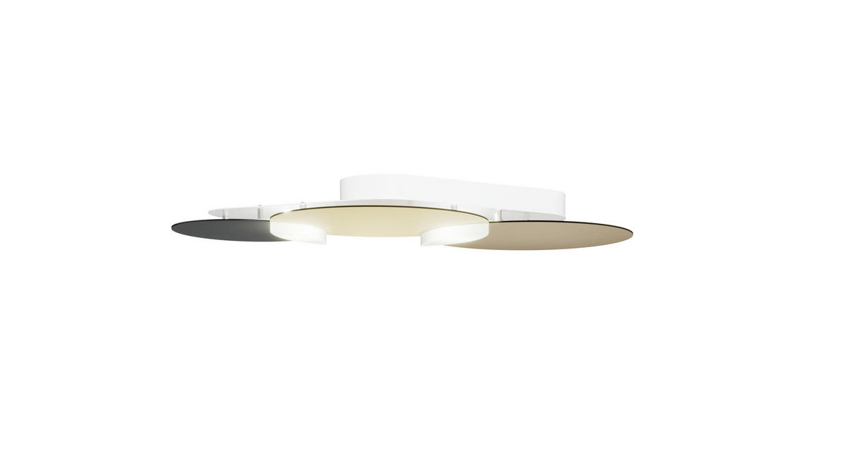 LED-WANDLEUCHTE 55,7/42/6,8 cm   - Messingfarben/Bronzefarben, Design, Metall (55,7/42/6,8cm) - Grossmann
