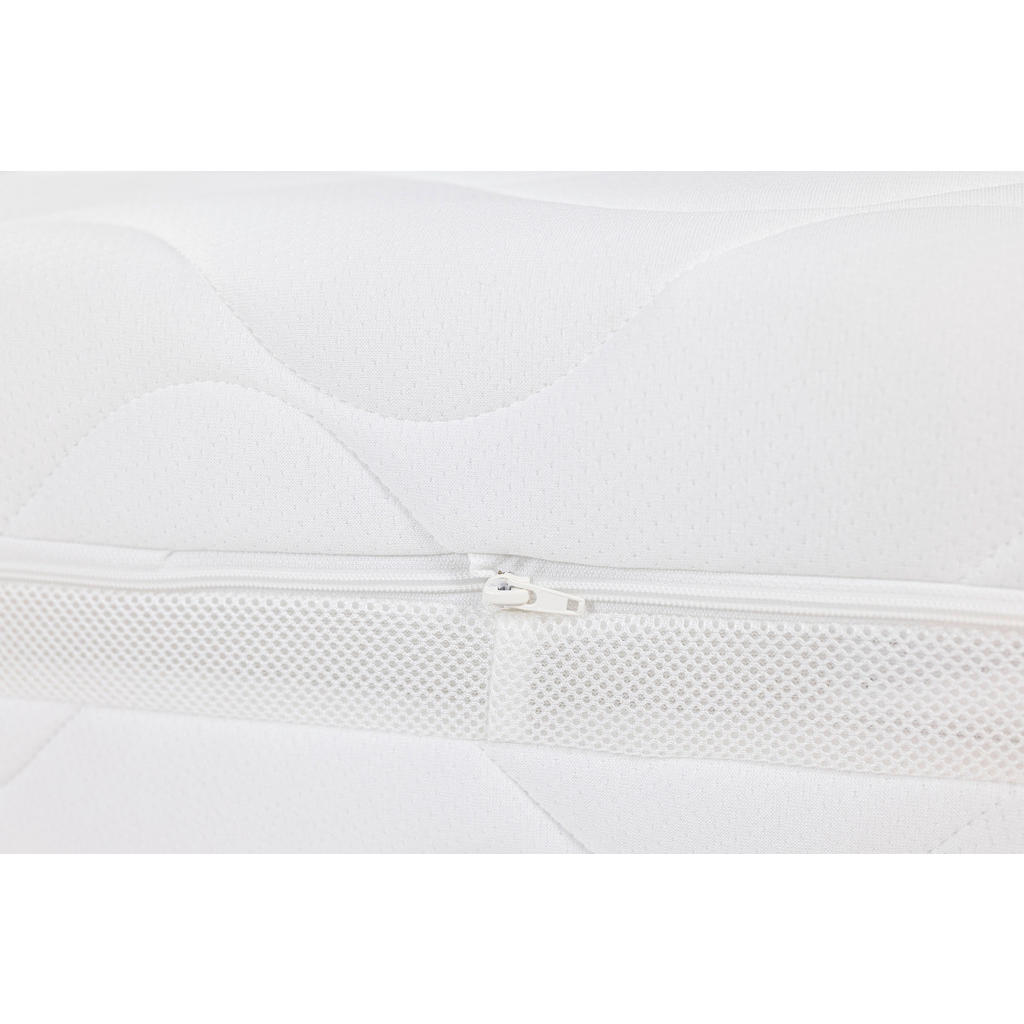 Thumbnail - Livetastic Wendematratze, Weiß, Textil, H2 + H3, Füllung: Taschenfederkern, rechteckig, 180x200 cm, Oeko-Tex® Standard 1...