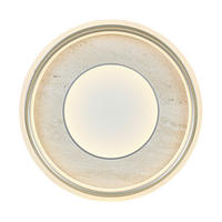DECKENLEUCHTE 52/8 cm  - Chromfarben/Champagner, Trend, Kunststoff/Metall (52/8cm) - Collett's Monde