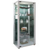 VITRINE in Weiß  - Schwarz/Weiß, MODERN, Glas/Holzwerkstoff (50/114,5/38cm) - MID.YOU