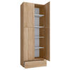 AKTENSCHRANK 70/200/39 cm  - Sonoma Eiche, Modern, Holzwerkstoff (70/200/39cm) - MID.YOU