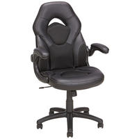 SNURRSTOL  i läderimitation, nätklädsel svart  - vit/svart, Modern, metall/textil (61/106-116/64cm) - Best Price