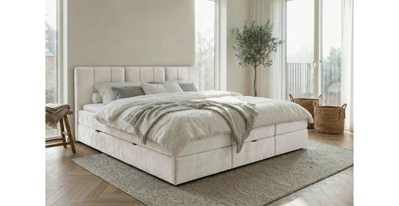 FAMILIENBETT - Beige/Schwarz, Design, Holzwerkstoff/Kunststoff (270/200cm) - Esposa