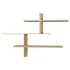 WANDREGAL 123/81/22 cm  - Eichefarben, Design, Holzwerkstoff (123/81/22cm) - Livetastic