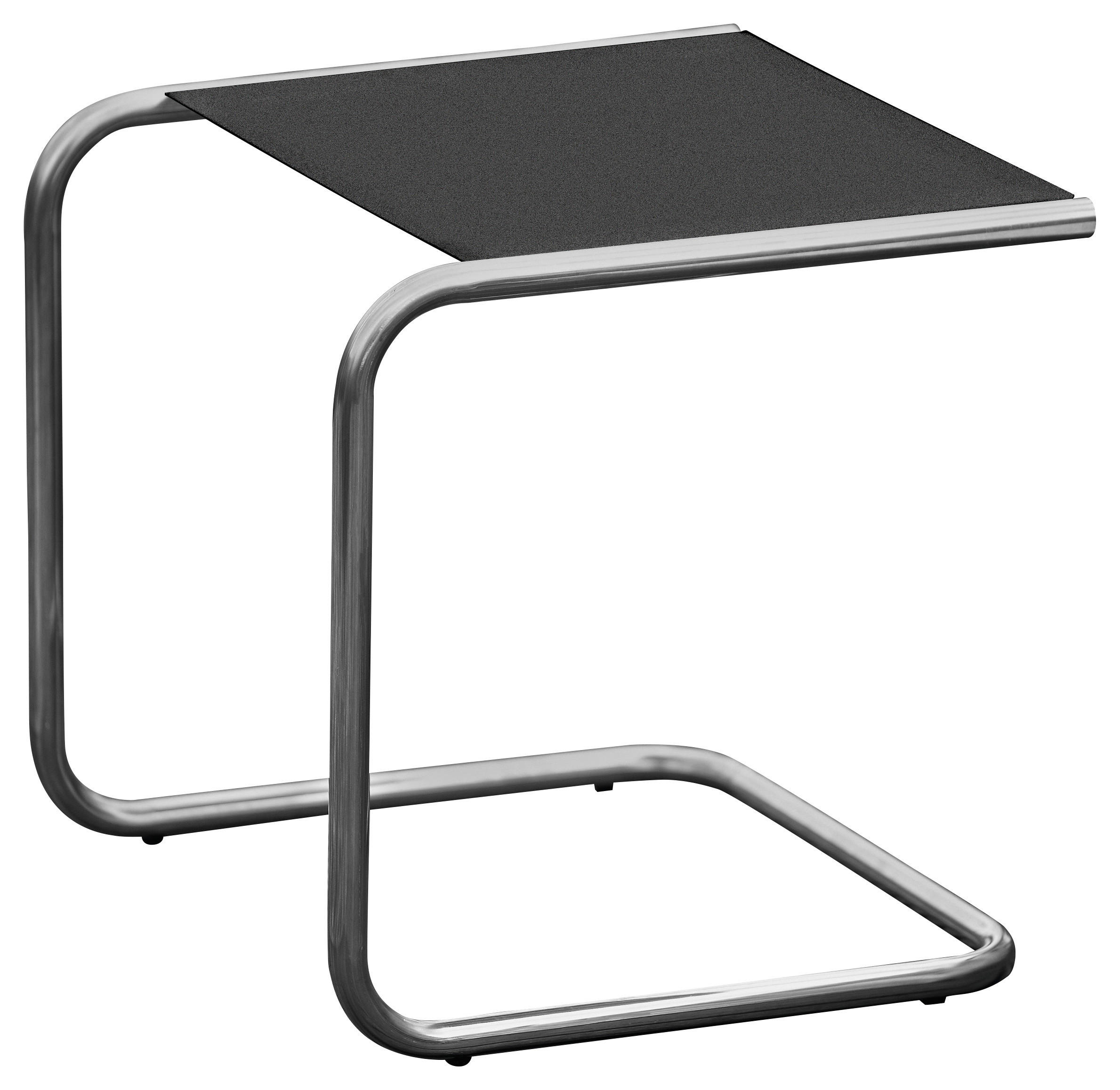 GARTENBEISTELLTISCH 40/40/40 cm Metall  - Schwarz/Alufarben, Basics, Metall (40/40/40cm) - FIAM