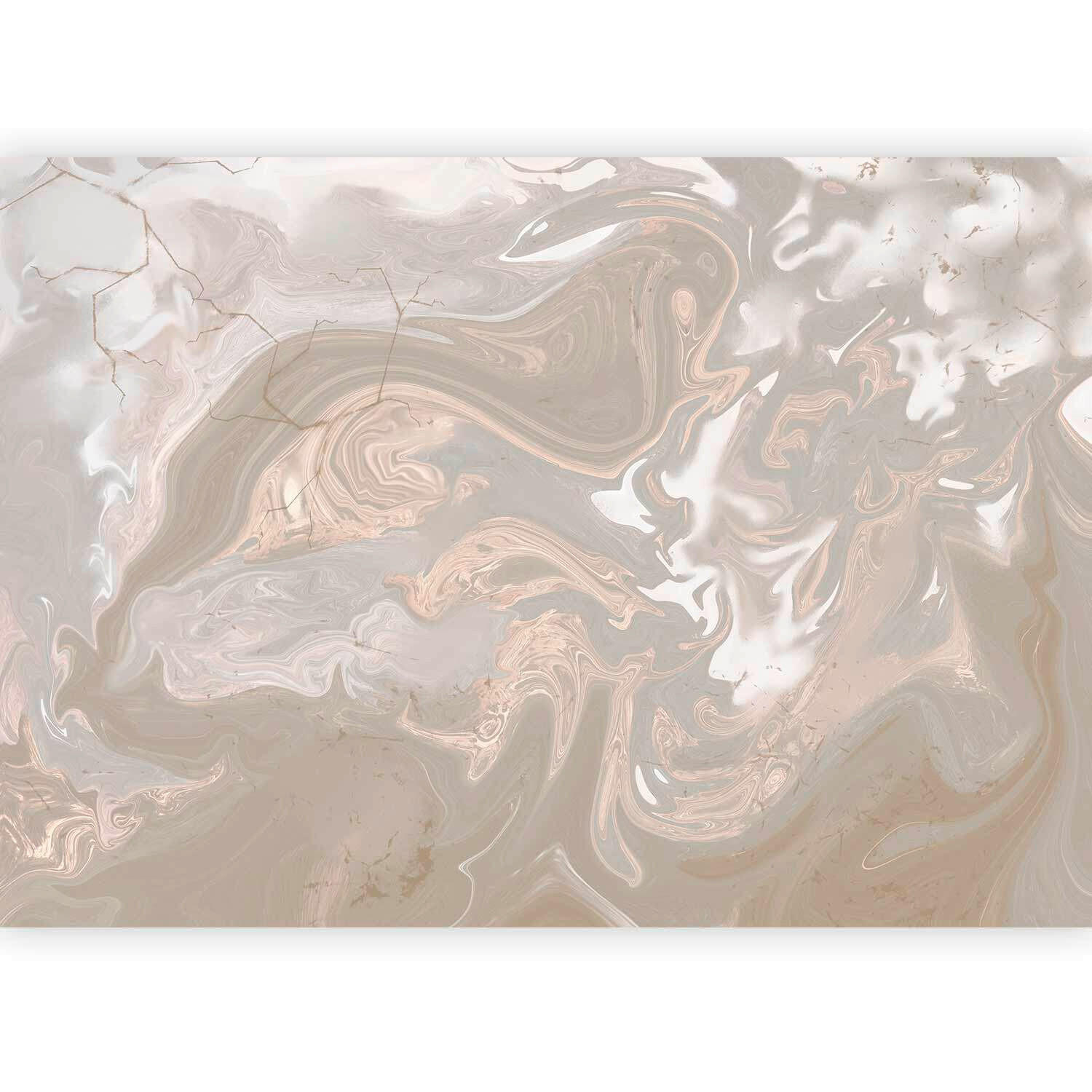 FOTOTAPETE  - Grau/Cappuccino, LIFESTYLE, Textil (450/315cm) - artgeist