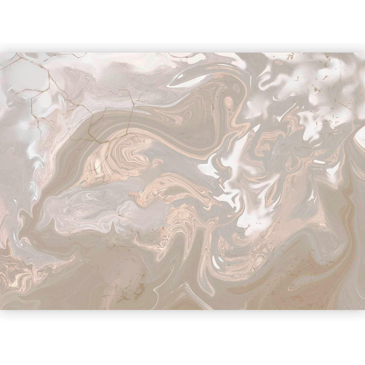 FOTOTAPETE  - Grau/Cappuccino, LIFESTYLE, Textil (450/315cm) - artgeist