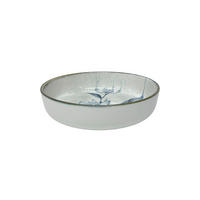 GURMÁNSKÝ TALÍŘ porcelán keramika 19 cm - bílá/modrá, Lifestyle, keramika (19cm) - Landscape