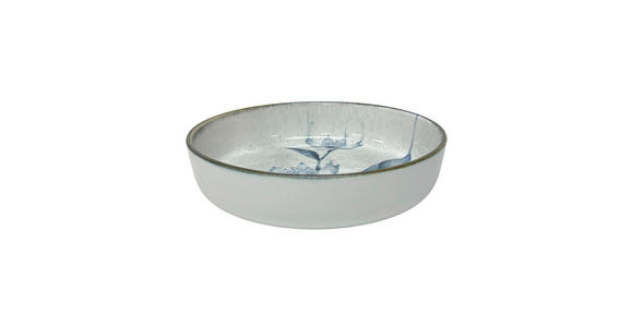 GOURMETTELLER  19 cm   - Blau/Weiß, LIFESTYLE, Keramik (19cm) - Landscape