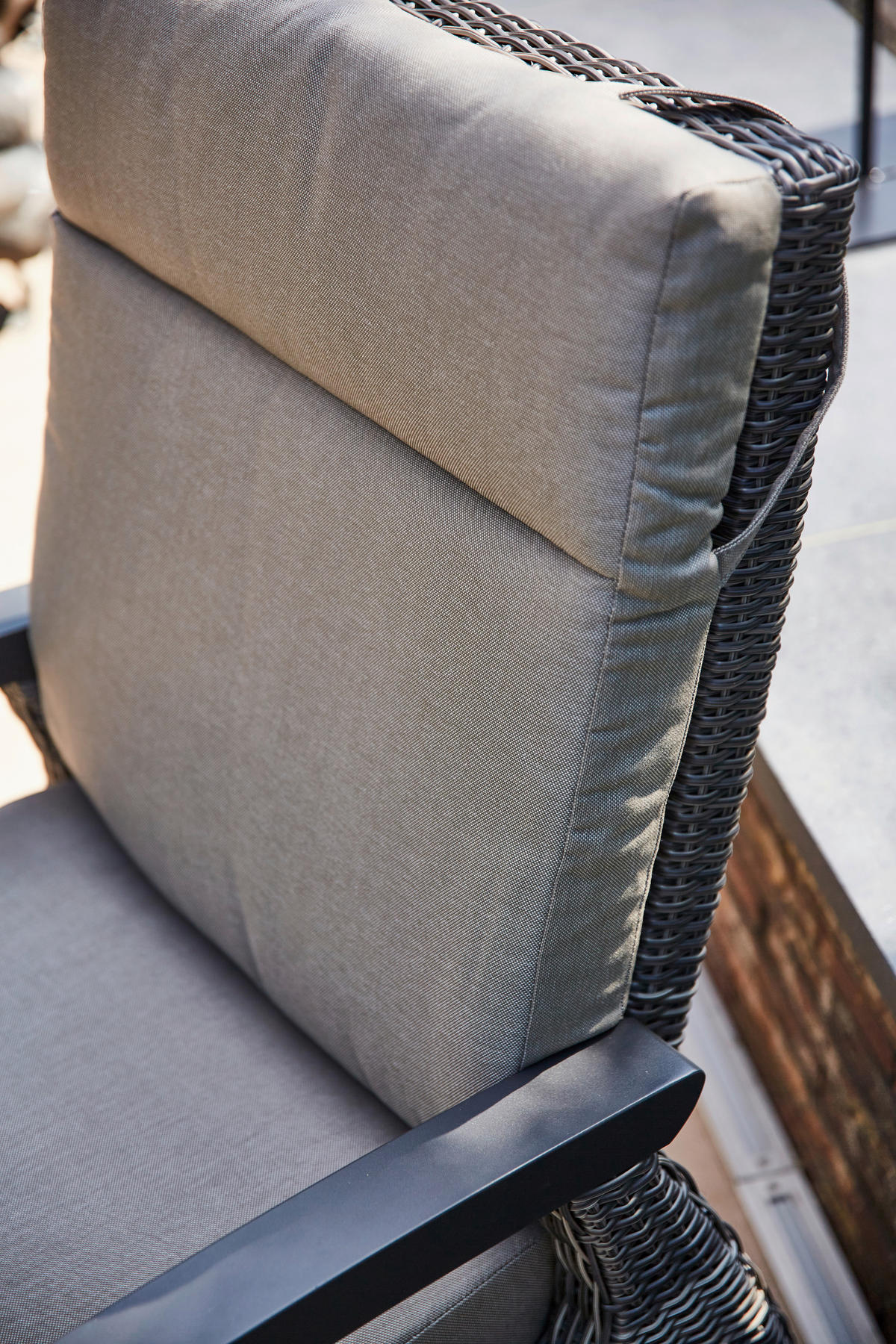 LOUNGEGARNITUR 4-teilig   72/103/83 cm Aluminium  - Grau, Basics, Keramik/Kunststoff (72/103/83cm) - Siena Garden