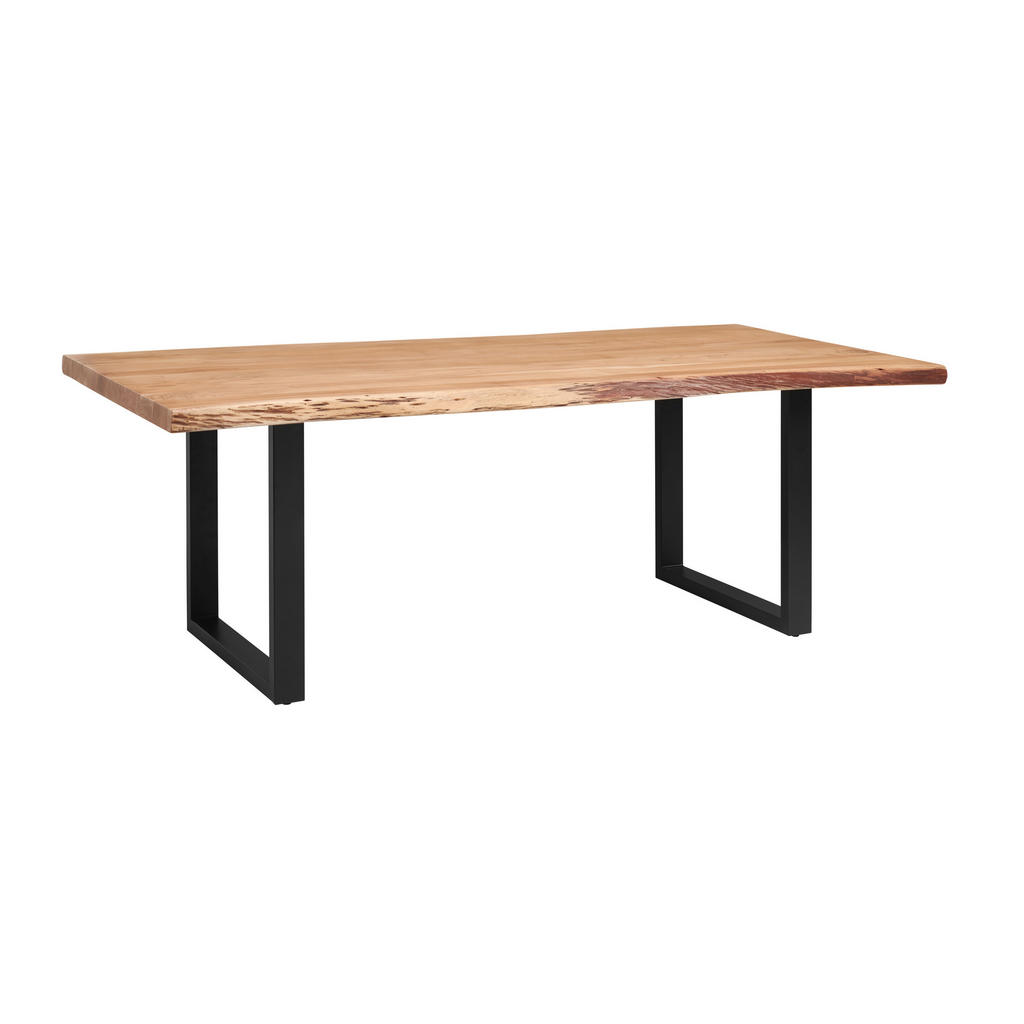 P & B JEDÁLENSKÝ STÔL, akácia, čierna, farba akácie, 220/100/76 cm