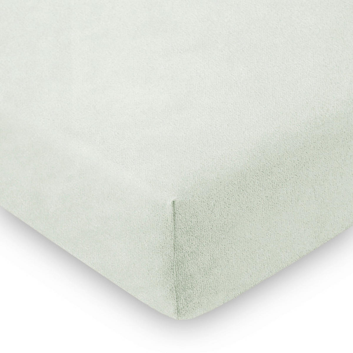 SPANNBETTTUCH Atelier  - Hellgrün, Basics, Textil (150/200cm) - Estella