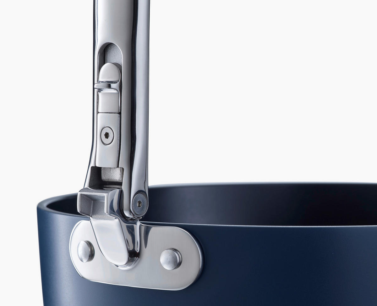 PFANNENSET Space Aluminium, Edelstahl 2-teilig  - Blau, Basics, Kunststoff/Metall (24+28cm) - Joseph Joseph