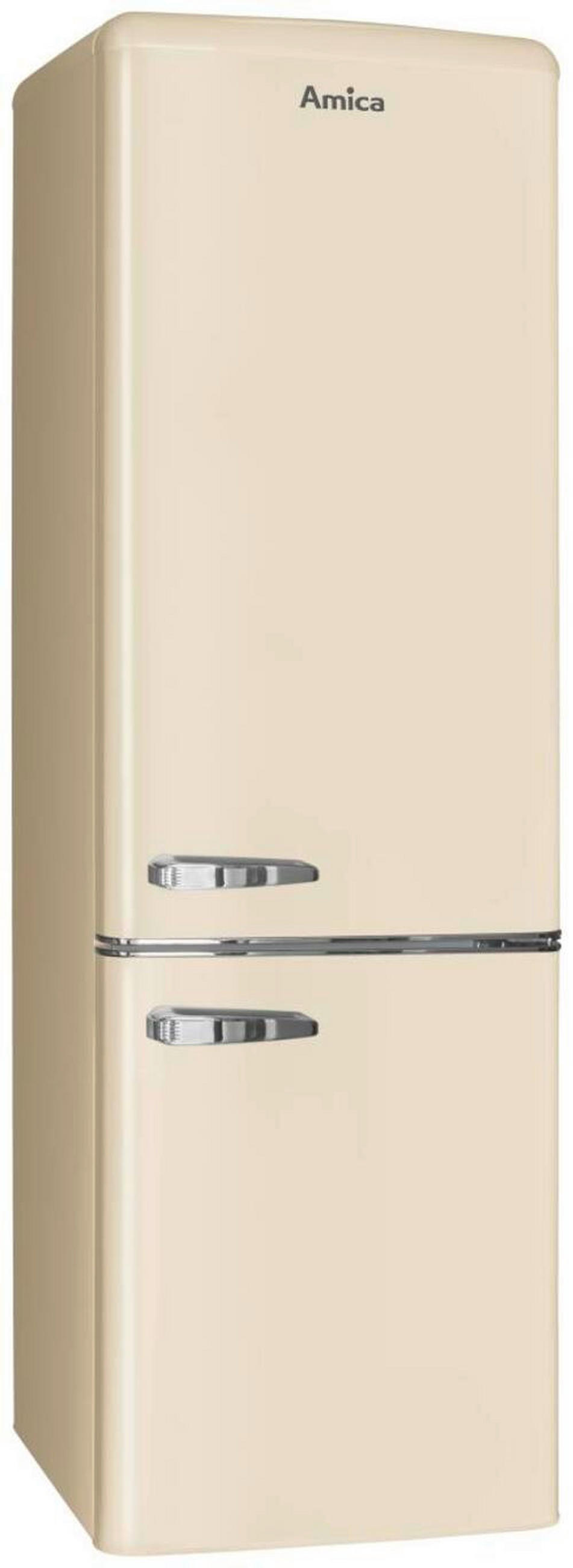 KÜHL-GEFRIER-KOMBINATION 55/181/61,5 cm KGCR387100B  - Basics, Metall (55/181/61,5cm) - Amica