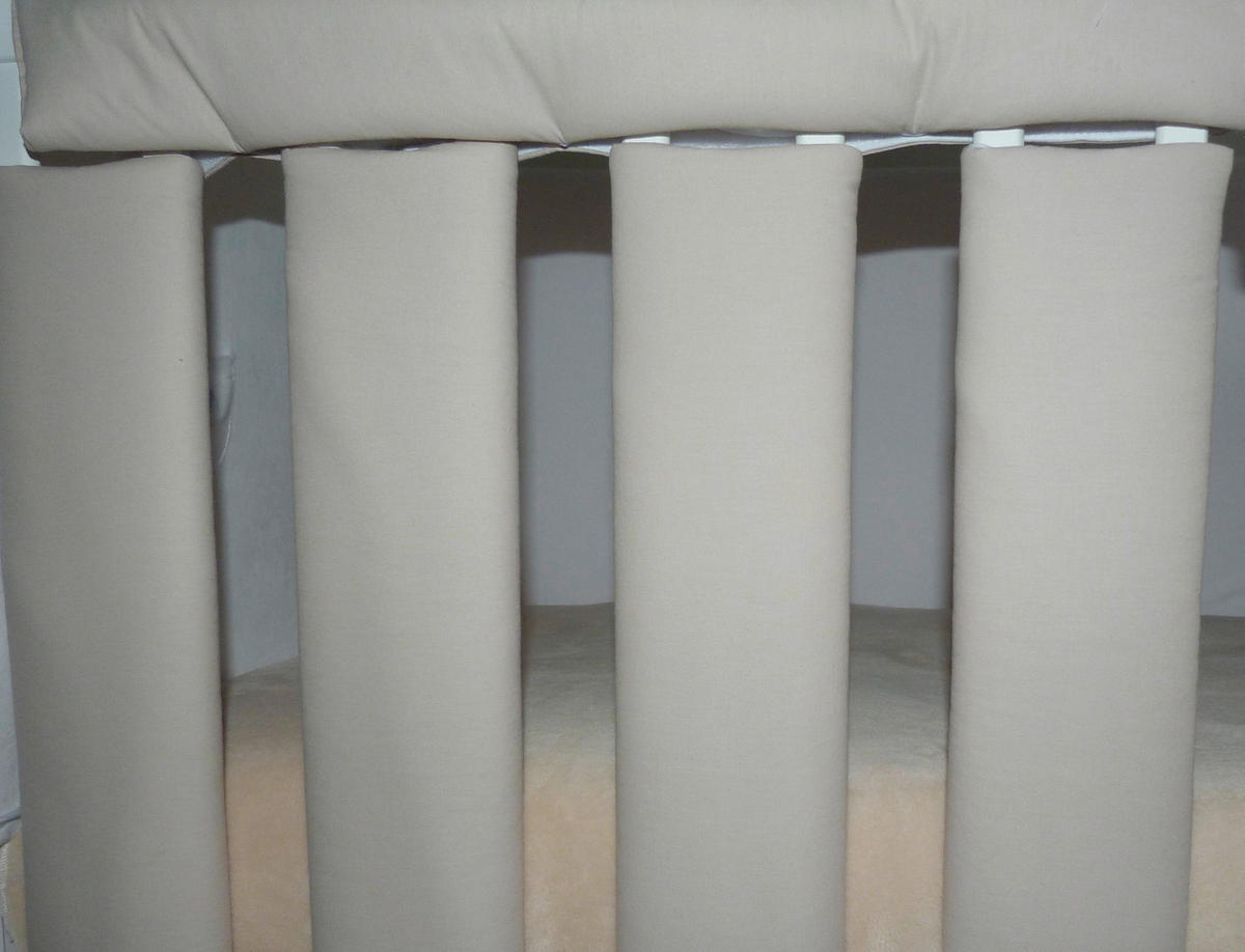 ZAŠTITNA OGRADICA ZA KREVET   - bež, Basics, tekstil (27/56cm)