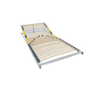 LETVENA PODLAGA 90/200 cm, - naravne barve/antracit, Moderno, kovina/umetna masa (90/200cm) - Sleeptex