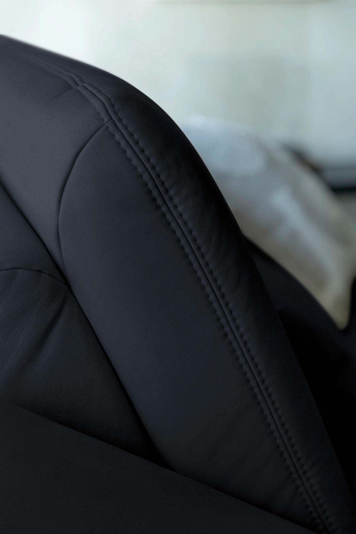 ECKSOFA Echtleder Dunkelblau  - Schwarz/Dunkelblau, Konventionell, Leder/Metall (301/180cm) - Joop!