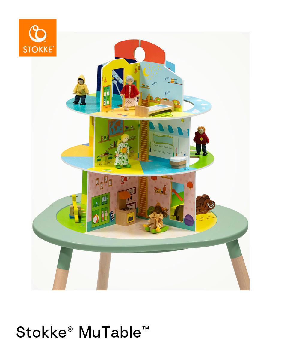 SPIELZEUGFIGUR - Multicolor, Basics, Holz/Kunststoff - Stokke